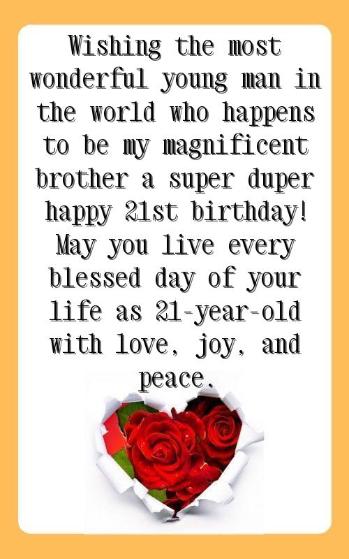 birthday wishes to brother in english